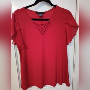 Pretty red ♥️ blouse